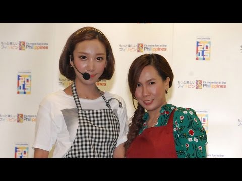 ざわちん母・ママちん、物まねメイクに意欲　フィリピン料理クッキング教室 - YouTube