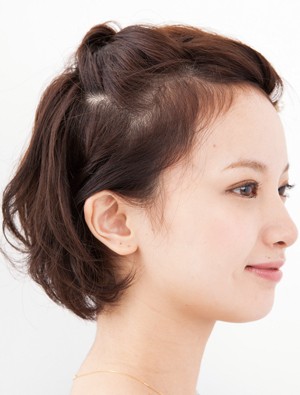 ショートヘアのアレンジ
