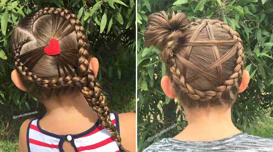 娘の「ヘアアレンジ」に本気を出したママ。アートのレベルに到達！ | TABI LABO