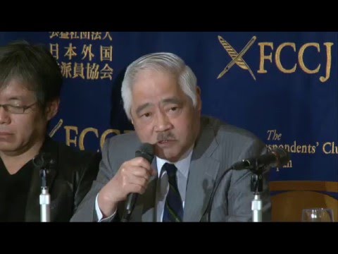 電波停止発言に抗議@外国特派員協会3/24【全】岸井・田原・鳥越・大谷・青木 - YouTube