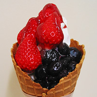  &raquo; ソフトクリーム : ベリー＆ソフトクリーム - あさむら いちご園:山口市徳地