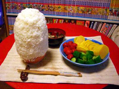和食を貼ろう