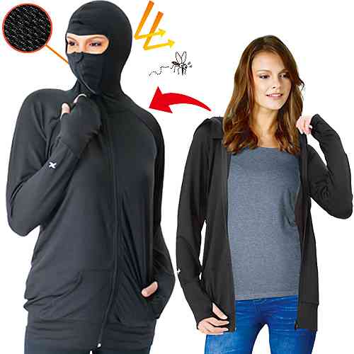 貫地谷しほりの日光対策をした姿が凄い「吹きましたww」「職質間違いなし!」