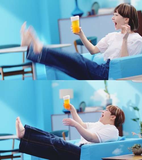 近藤春菜が木村カエラCM“完コピ”、見たら幸せに？ 時々オンエア決定。