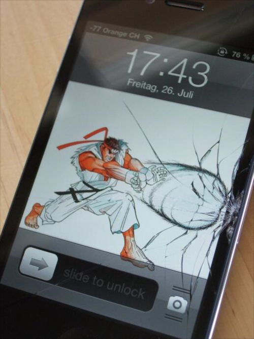 割れてしまったiPhoneの画面をポジティブに活用する方法