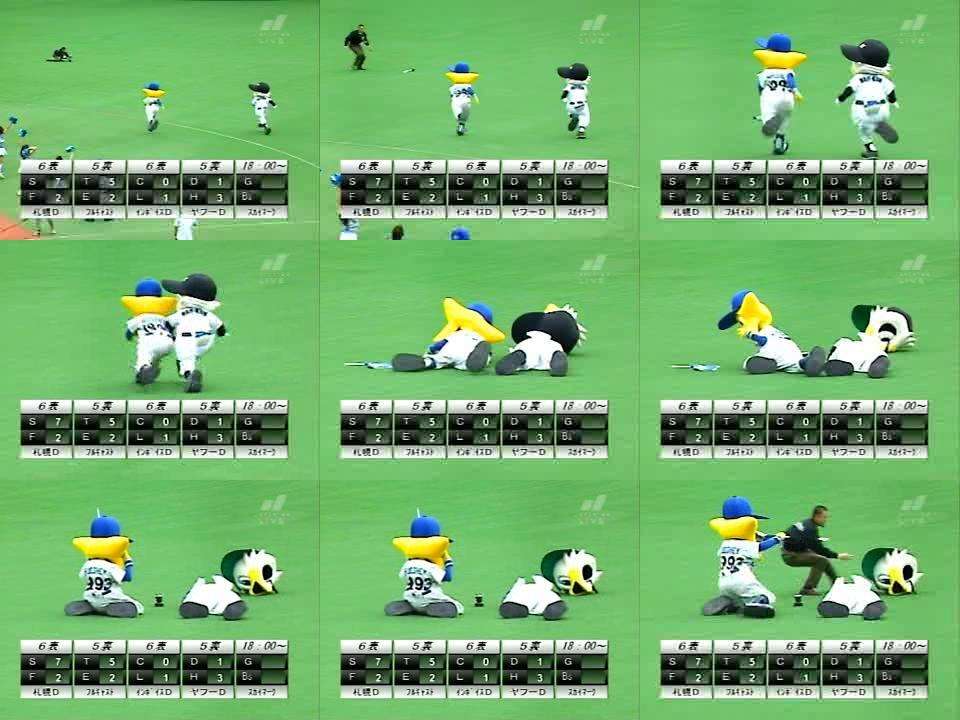 プロ野球マスコットキャラクター達のおもしろ画像