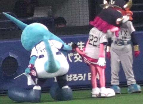 プロ野球マスコットキャラクター達のおもしろ画像