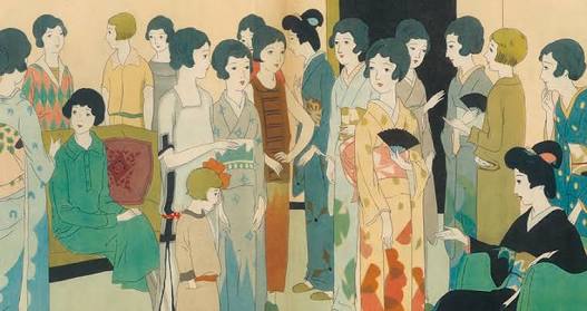 レトロモダンな着物の画像♡