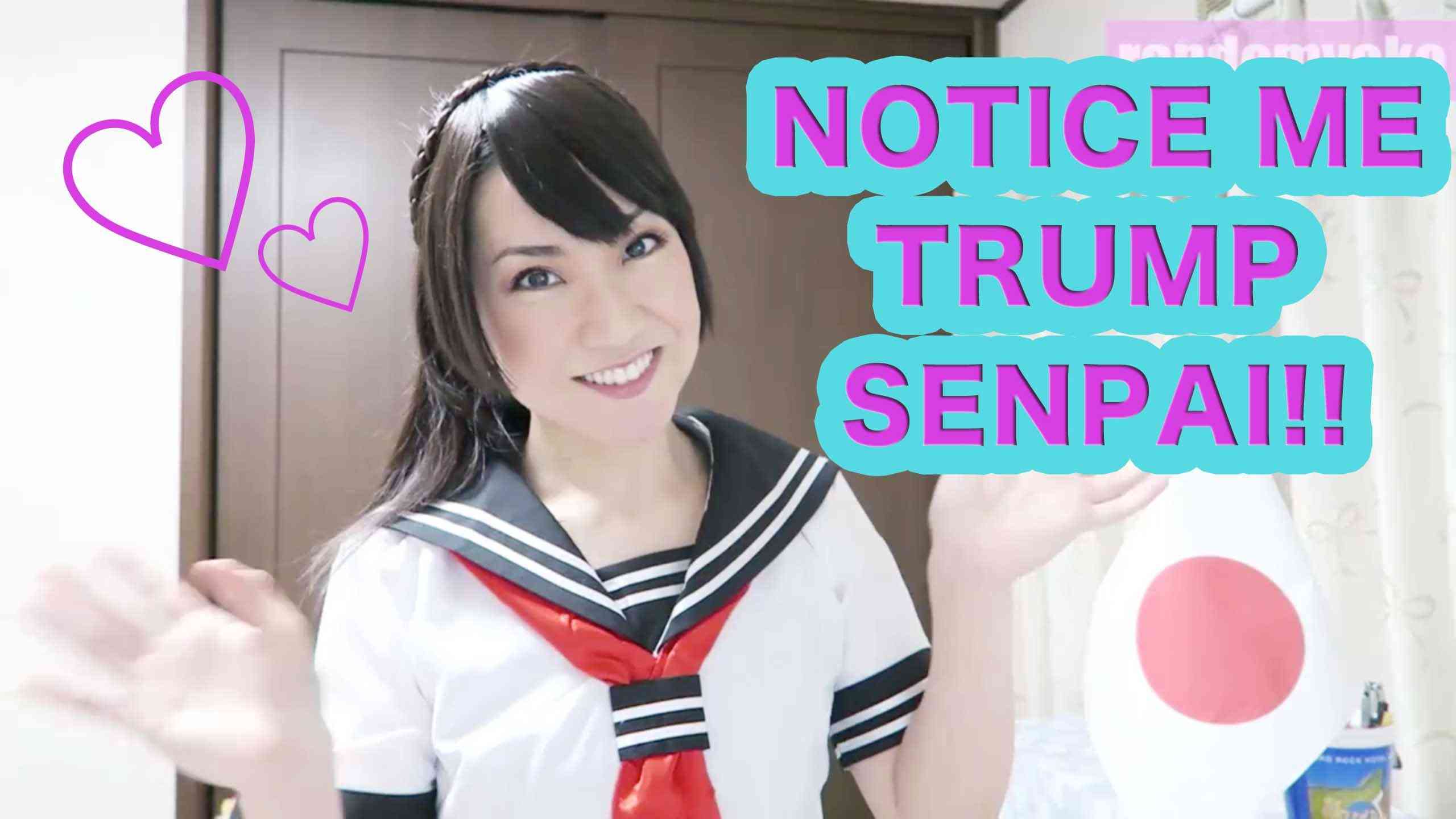 NOTICE ME TRUMP SENPAI!! - YouTube