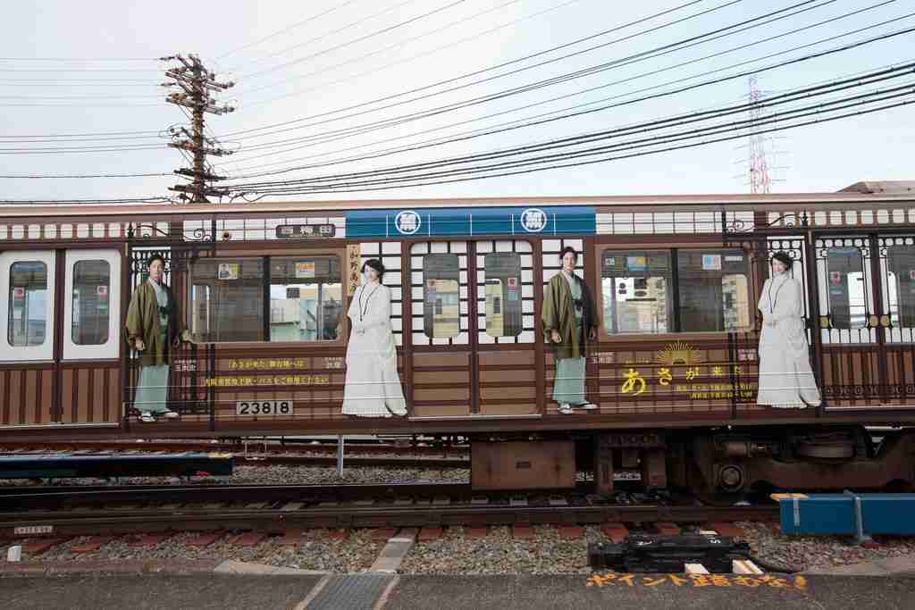 ラッピング電車をみんなで見よう