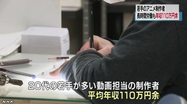 外国人「アニメ関係者の業種ごとの年収を見てみよう」→「破産するレベルだ」