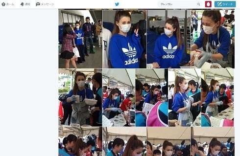 ダレノガレ明美　熊本の被災地で「神対応」…「来てくれてありがとう」「神対応だった」