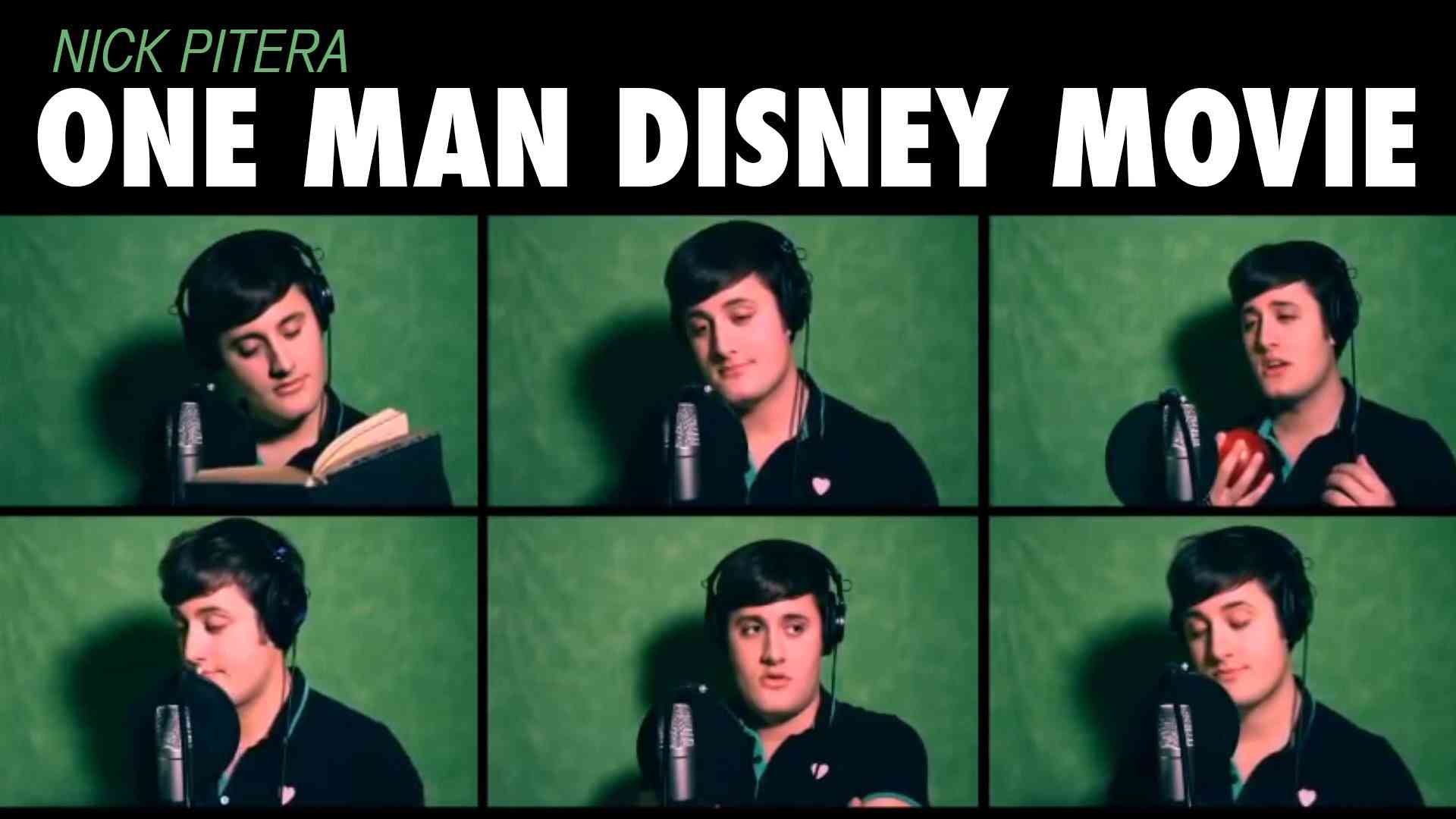 "One Man Disney Movie" Nick Pitera - Disney Medley - YouTube