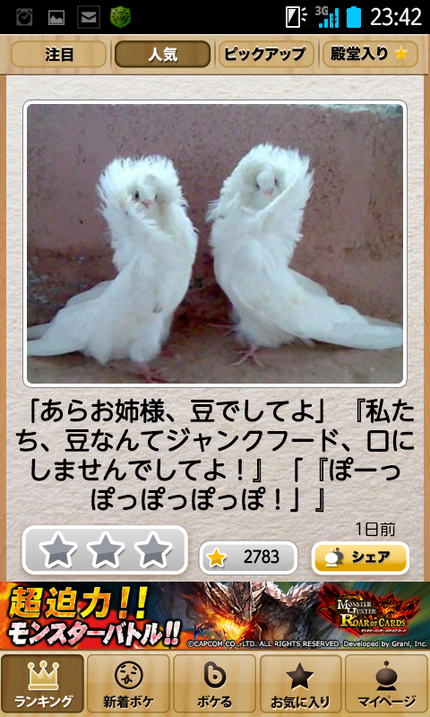 動物のボケて貼って下さい