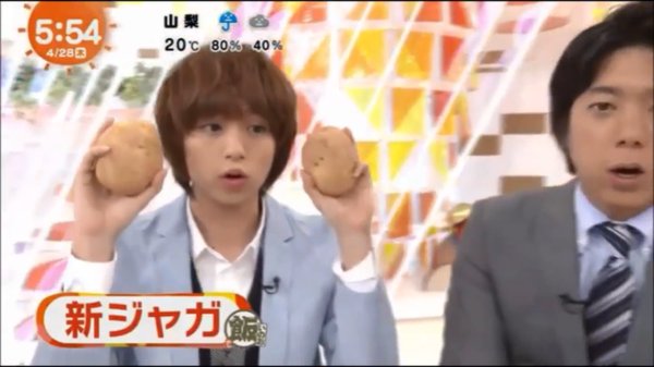 顔の大きさが比較できる画像