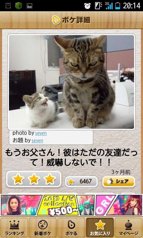 動物のボケて貼って下さい
