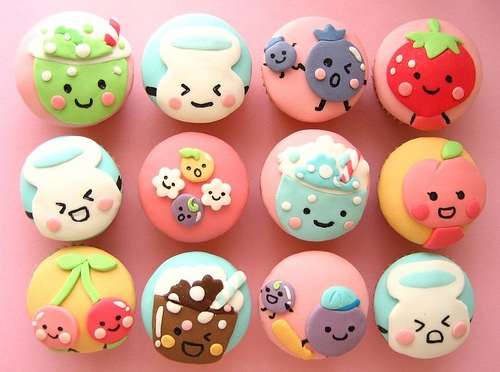可愛い、綺麗なお菓子の画像