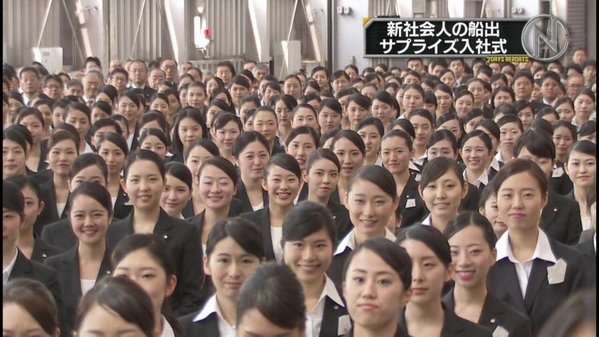    日本の入社式は気持ち悪い。北朝鮮の喜び組をバカにできない | netgeek