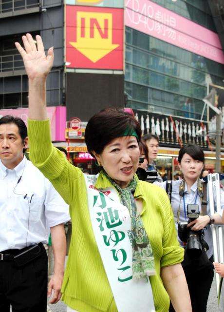 小池百合子氏、秋葉原でアニメ公約「東京全体をアニメランドに」
