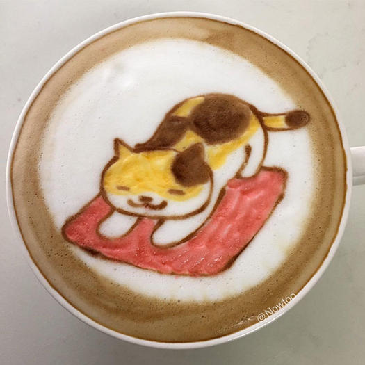 ラテアートの画像トピ！