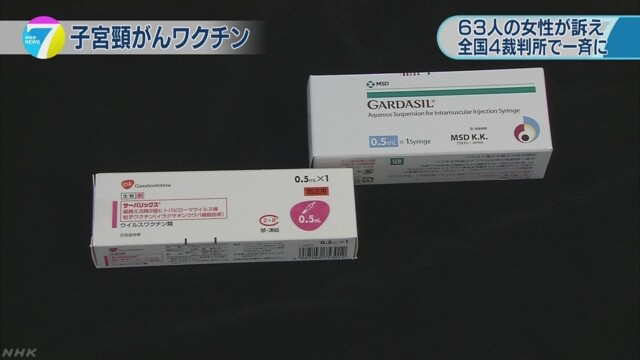 子宮頸がんワクチンで副反応 国と製薬会社を提訴 | NHKニュース