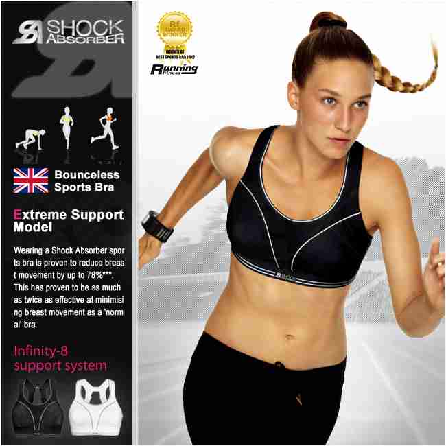 【楽天市場】スポーツブラ スポブラ ショックアブソーバー SHOCK ABSORBER スポーツブラ RUN BRA ランブラ 大きいサイズも充実の揺れないスポーツブラジャー ノンワイヤー：BLB SPORTS