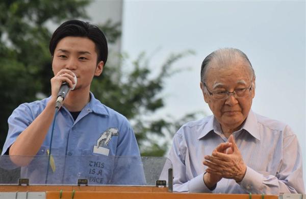 【参院選・埼玉】共産・不破哲三前議長とＳＥＡＬＤｓ奥田氏が共演　涙ながらに「１票を捨てないで」（1/2ページ） - 産経ニュース