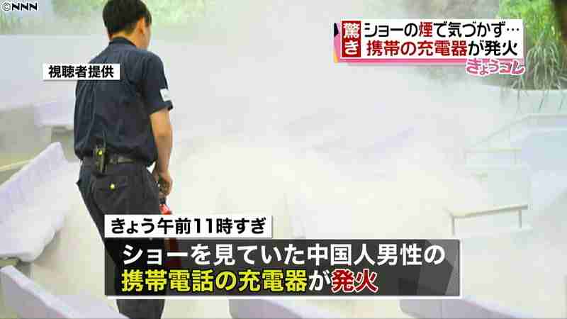 客の充電器が発火…ショー中止に　ＴＤＬ(日本テレビ系（NNN）) - Yahoo!ニュース