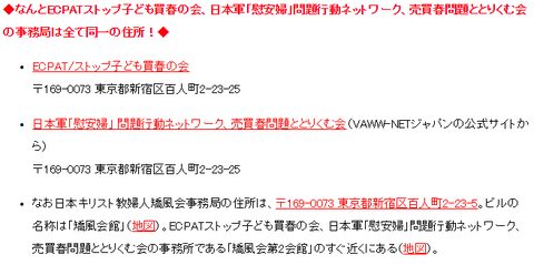 キリスト矯風会とECPATと従軍慰安婦 : 反日はどこからくるの