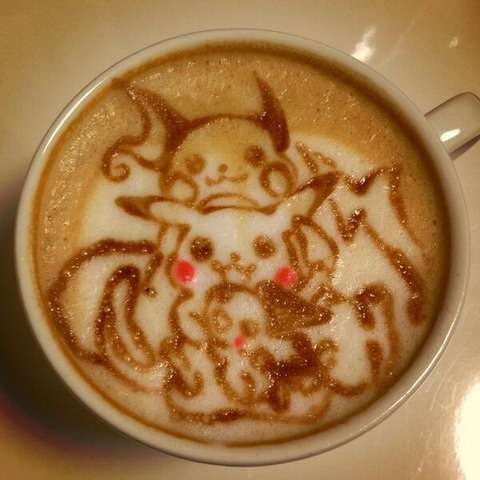ラテアートの画像トピ！