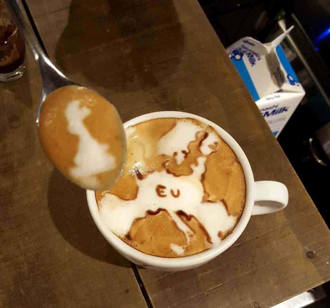 ラテアートの画像トピ！