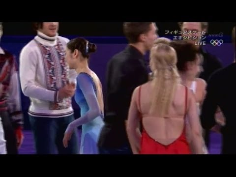 キム・ヨナ、総スカン、ソチ五輪のエキシビションでみんながスルーｗ　さーっと避けられる - YouTube