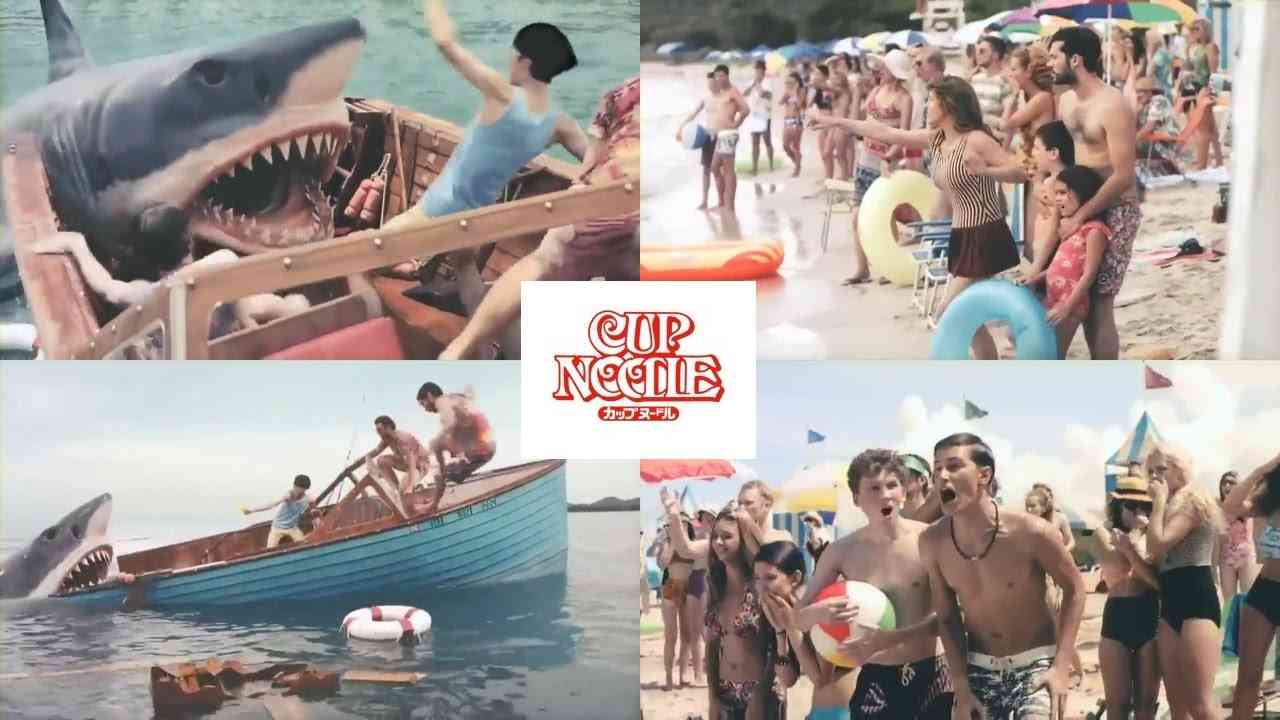 2013 カップヌードルCM 「SURVIVE! リア獣との闘い」 篇 - YouTube