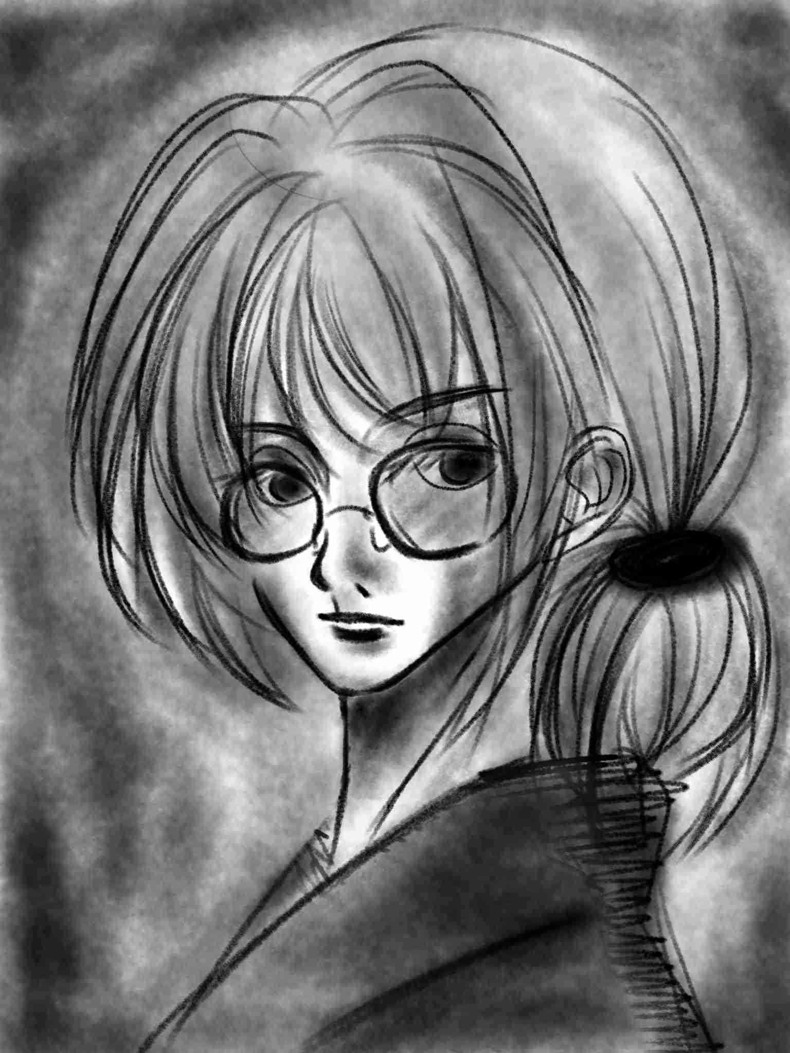 自分の似顔絵を貼るトピ