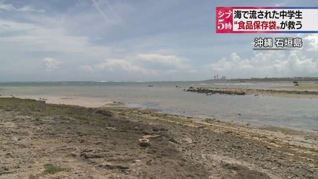 “食品保存用の密封袋” 流された中学生救う | NHKニュース
