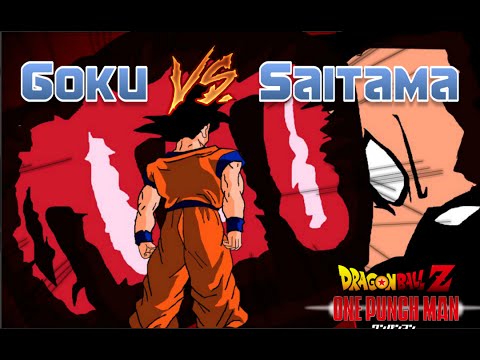 Goku VS Saitama - Part 1 - The Fight [DragonBall Z Vs One Punch Man] Fan Animation - YouTube