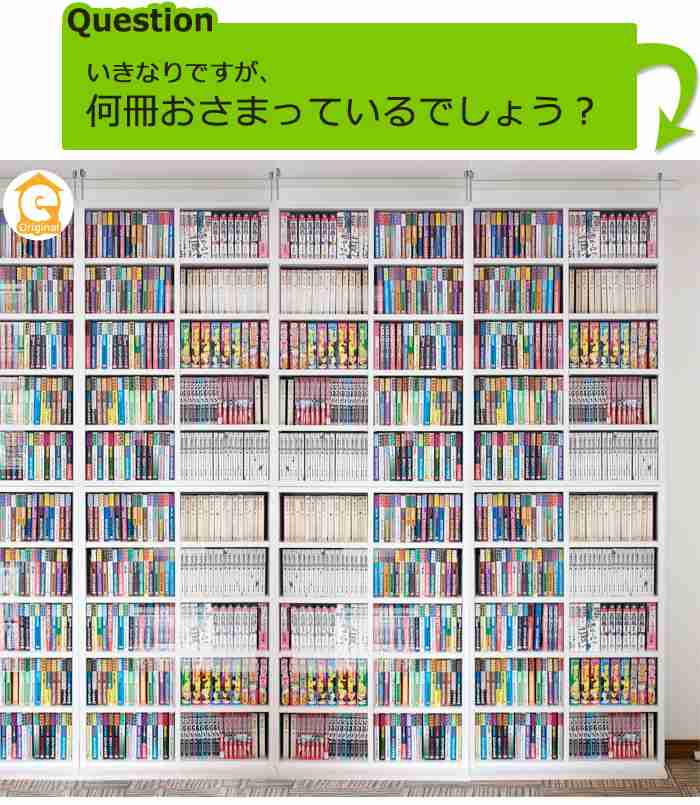 本や漫画の収納ってどんな感じ？