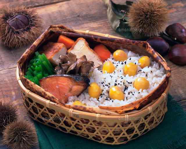 栗ごはん弁当[28144097619]｜ 写真素材・ストックフォト・イラスト素材｜アマナイメージズ