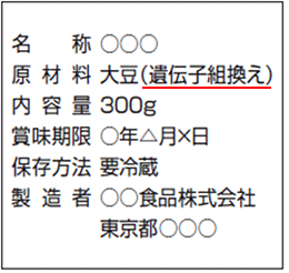 遺伝子組み換え食品
