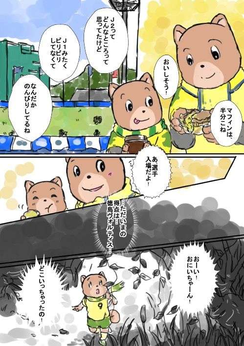 地元のサッカーチームを応援している人