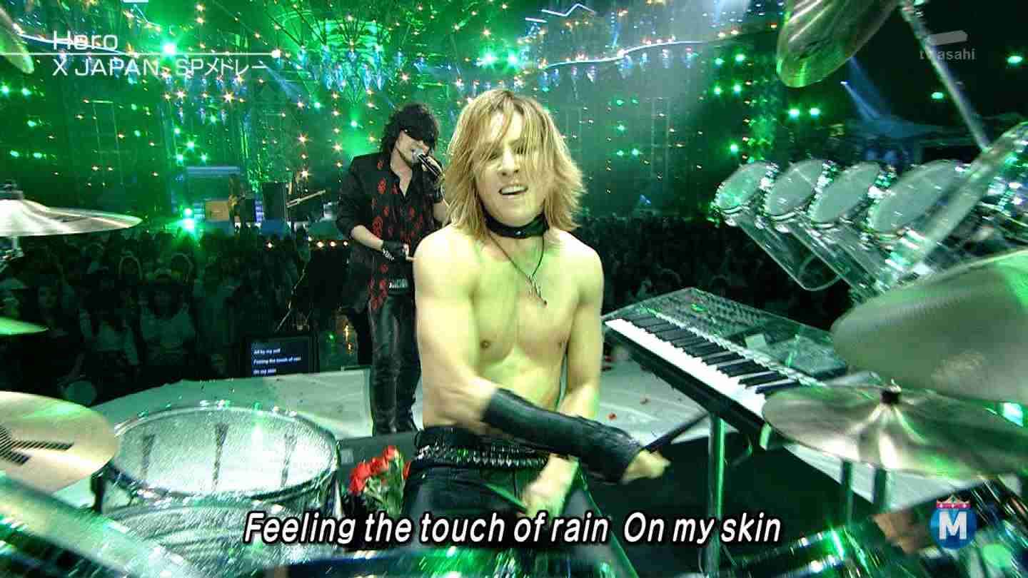 Mステスーパーライブ2014でYOSHIKIが鍛え上げた肉体を披露して話題に！