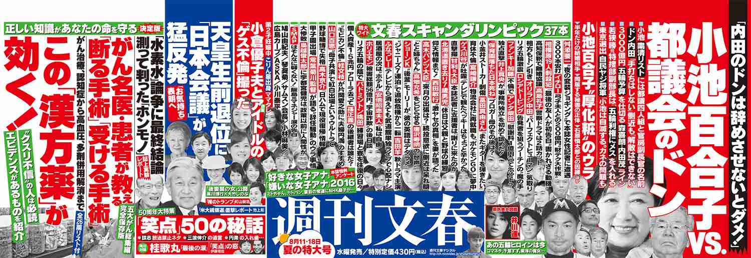 東京都知事選 小池百合子氏が当選確実