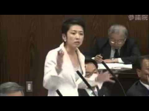 【稲田大臣VS蓮舫】騒ぐ蓮舫を稲田大臣が軽くあしらう　2013年5月9日 - YouTube