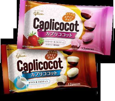 カプリコの上の部分だけ商品化 「カプリコのあたま いちご味」