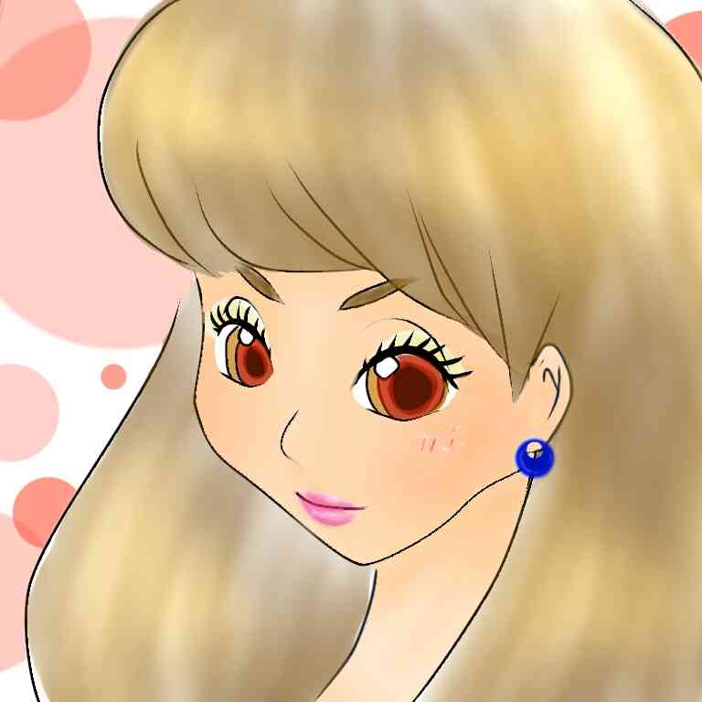自分の似顔絵を貼るトピ