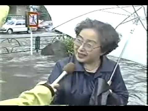 1993年 台風11号 平成5年　首都圏直撃 - YouTube