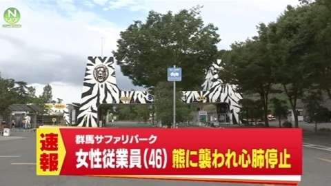サファリパークで熊に襲われ 女性従業員が死亡(TBS系（JNN）) - Yahoo!ニュース