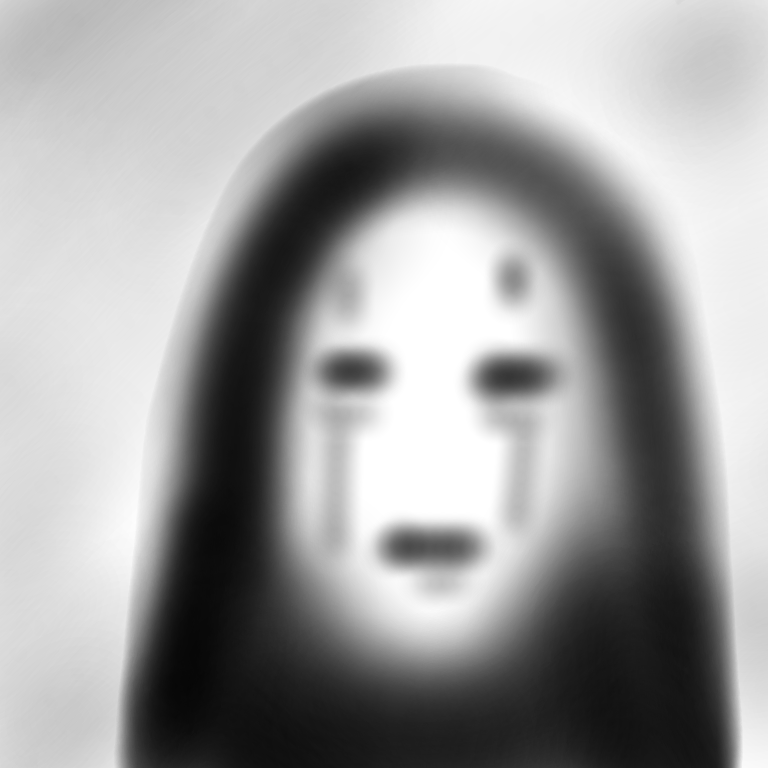 モノクロでお絵描きするトピ