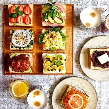 栄養満点のトーストメニューを教えてください