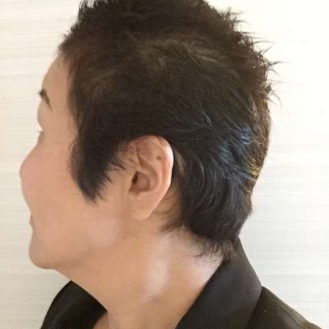 北斗晶、脱帽子の短髪ヘア披露 息子のジェルでアレンジも
